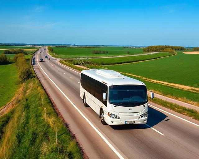 Мікроавтобус на трасі по Україні